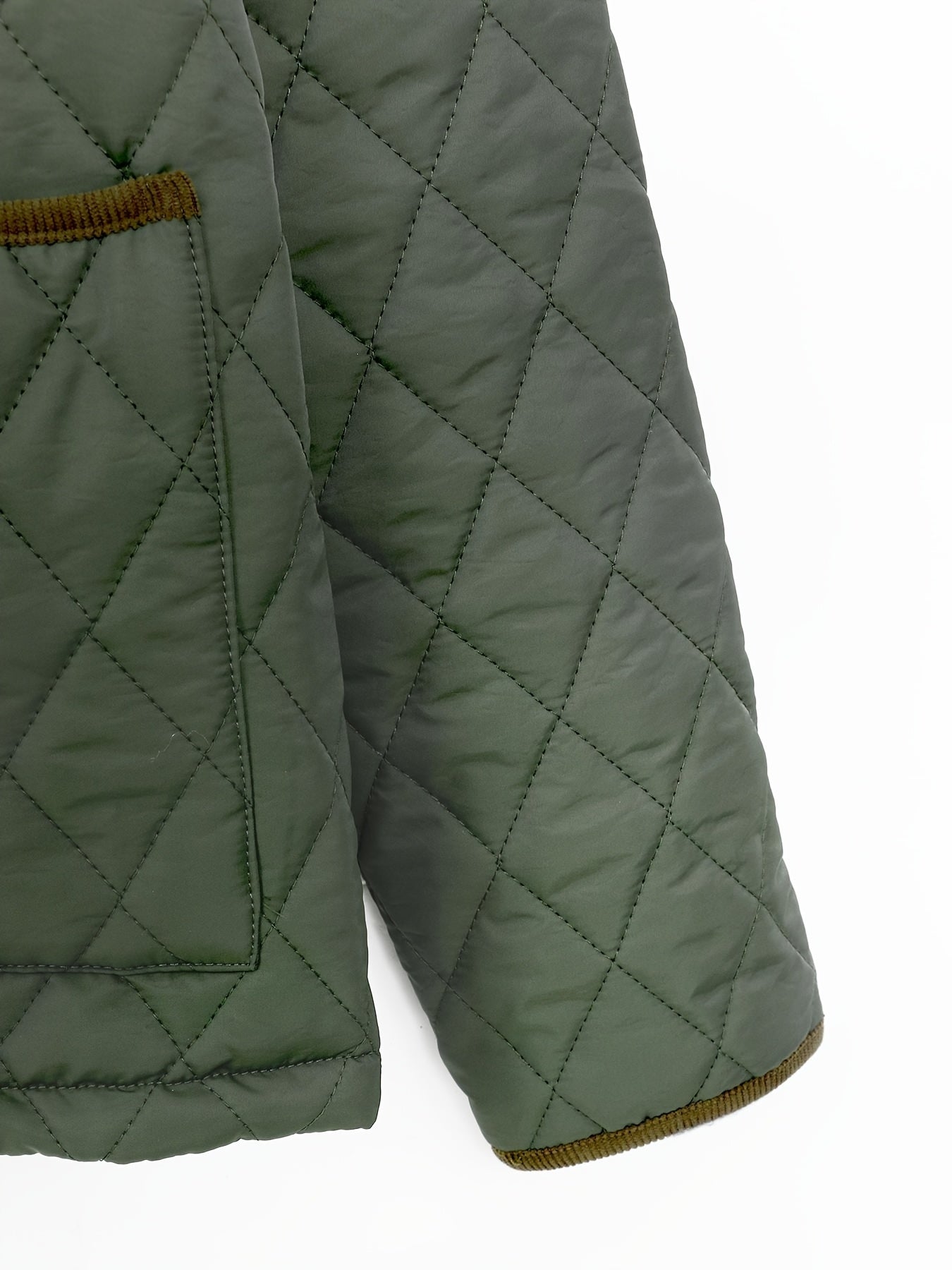 Men's quilted jacket in classic casual style for autumn and winter