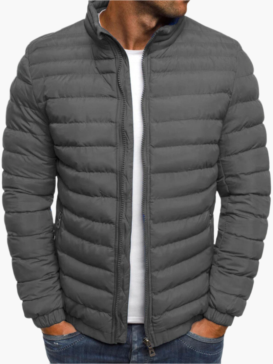 Herren Steppjacke Modern Freizeit Stil Elegante Übergangsjacke
