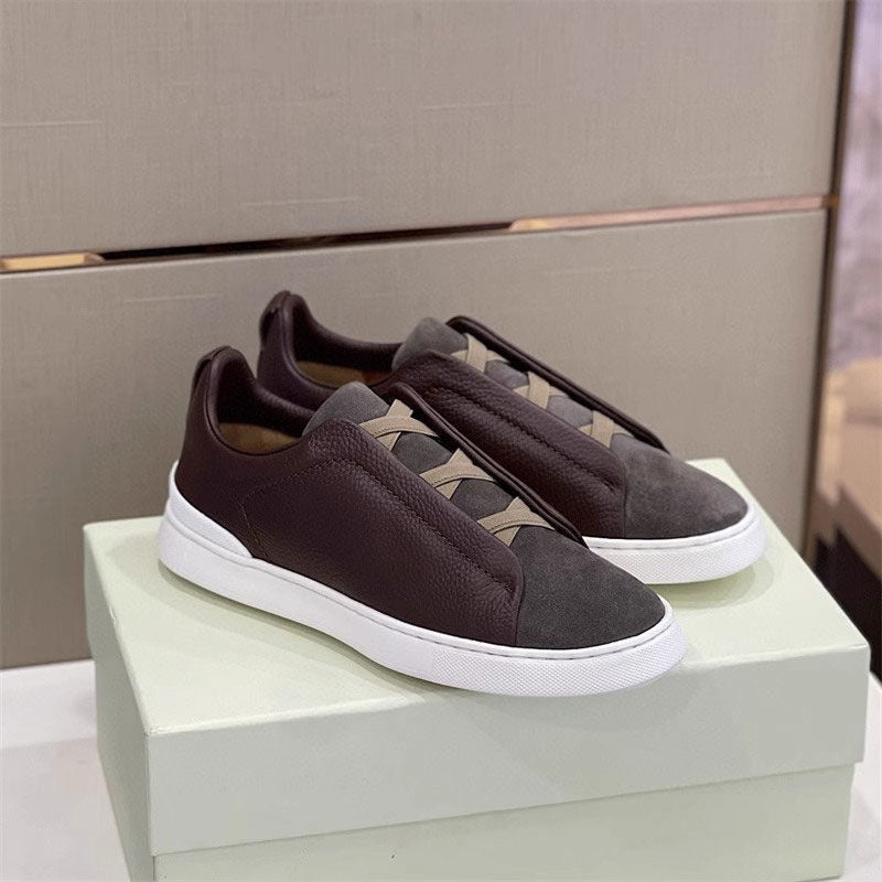Men's Sneakers Low-Top Street Style Casual Shoes – Fashionable & Comfortable for Everyday and Leisure