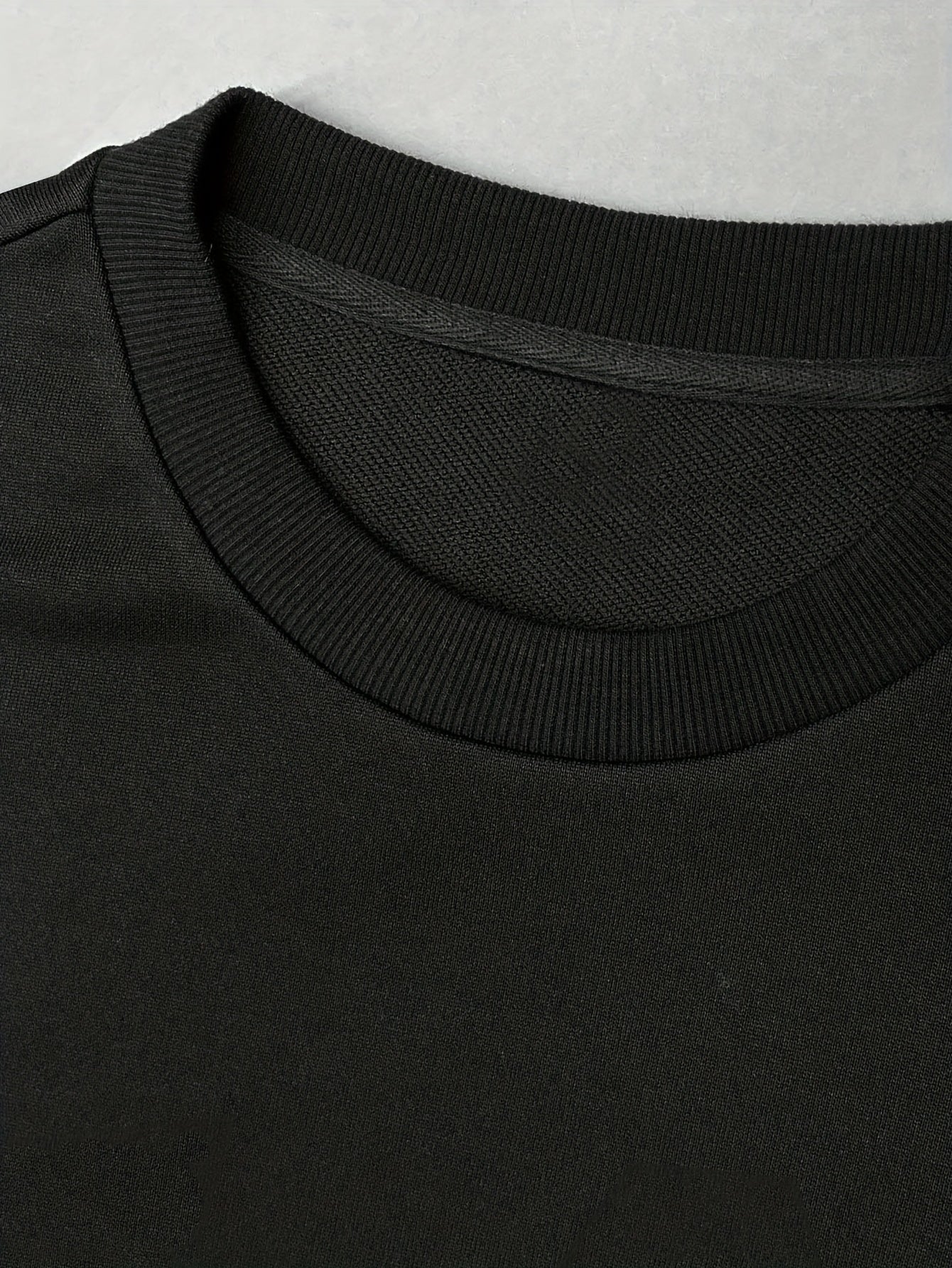 Unisex Langarmshirt im Lagenlook Schwarz-Weiß Oversize