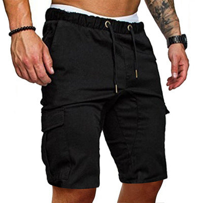 David – Enganliegende Elastische Herren-Cropped Shorts