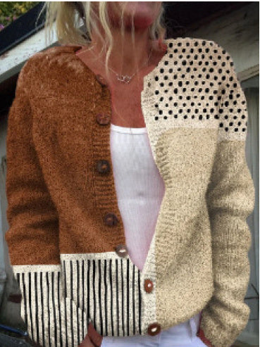 Dawn – Strickjacke mit 3D-Druck für Damen