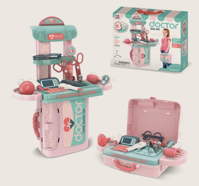 Children's Toy Kitchen 3-in-1 Kitchen Set for Little Chefs – Role Play Set from 3 Years