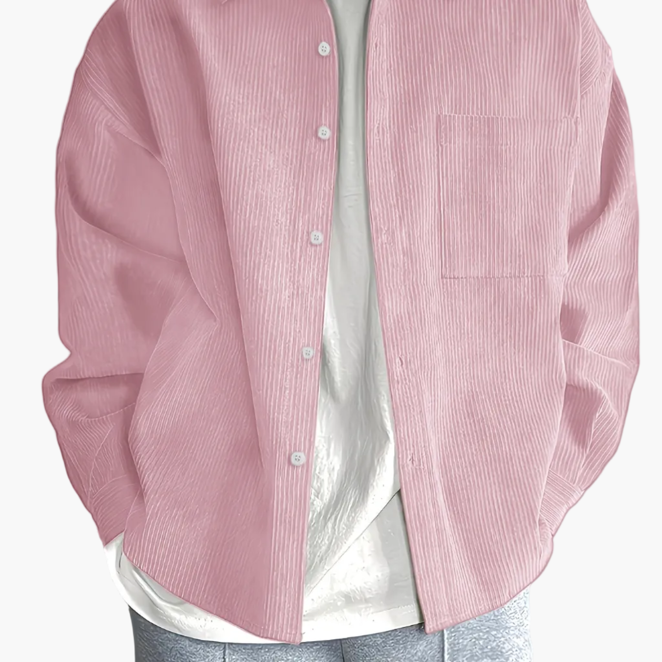 Men's Oversize Casual Jacket – Modern Urban Style for Everyday and Leisure