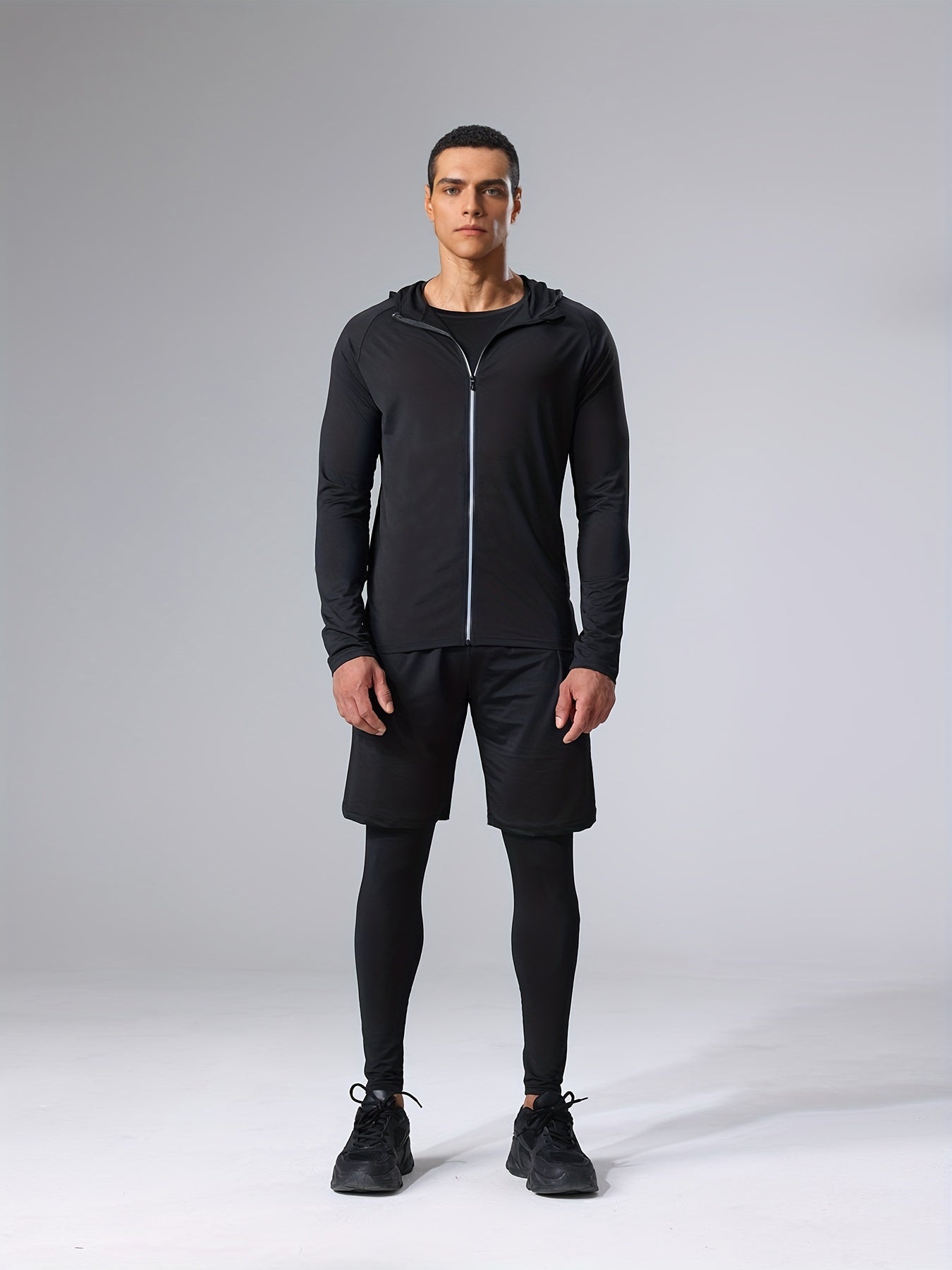Men's Fitness Complete Training Clothing Set – Sports Outfit for Gym, Running & Outdoor