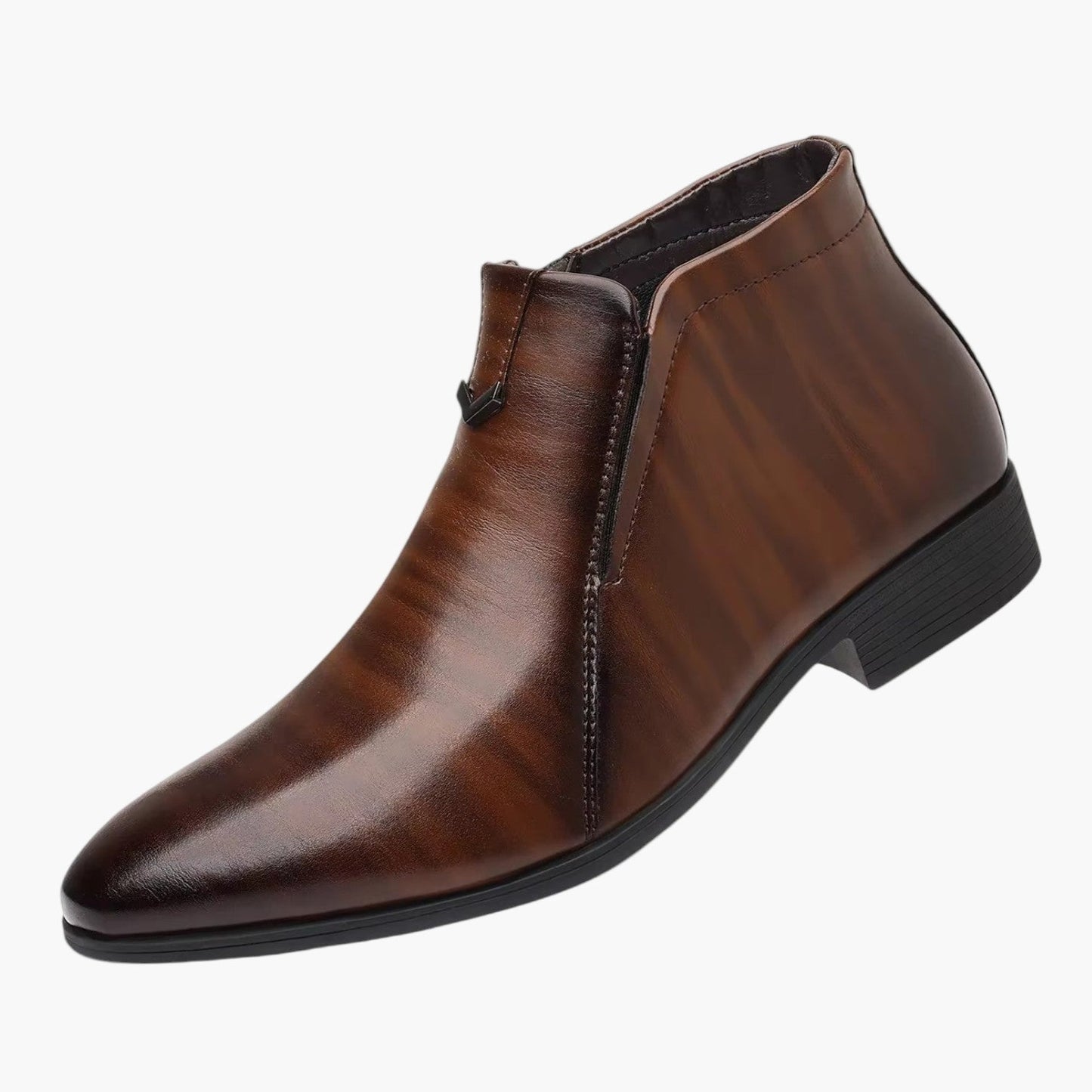 Herren Retro Stiefeletten für Business und Freizeit – Elegante Ankle Boots mit Reißverschluss