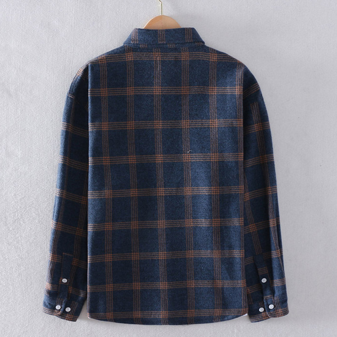 Men's Casual Shirt Checked – Modern Lumberjack Look Shirt for Everyday & Outdoor