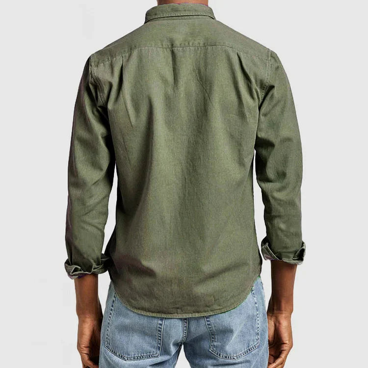 Men's Button-Down Shirt – Timeless Casual Shirt for Versatile Use