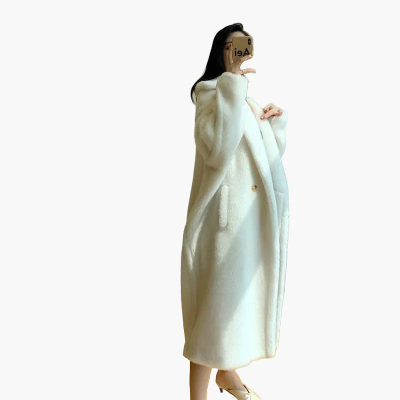 Damen Oversize Wintermantel im eleganten Trend-Look – Perfekt für kalte Tage