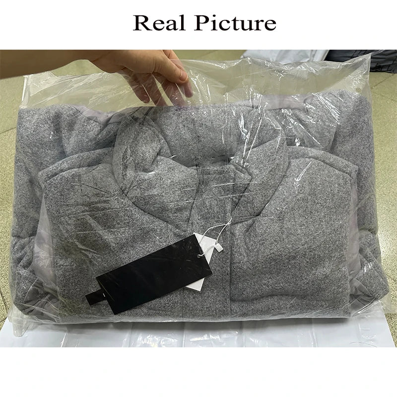 Women's Quilted Vest Gray High Collar Sleeveless Jacket