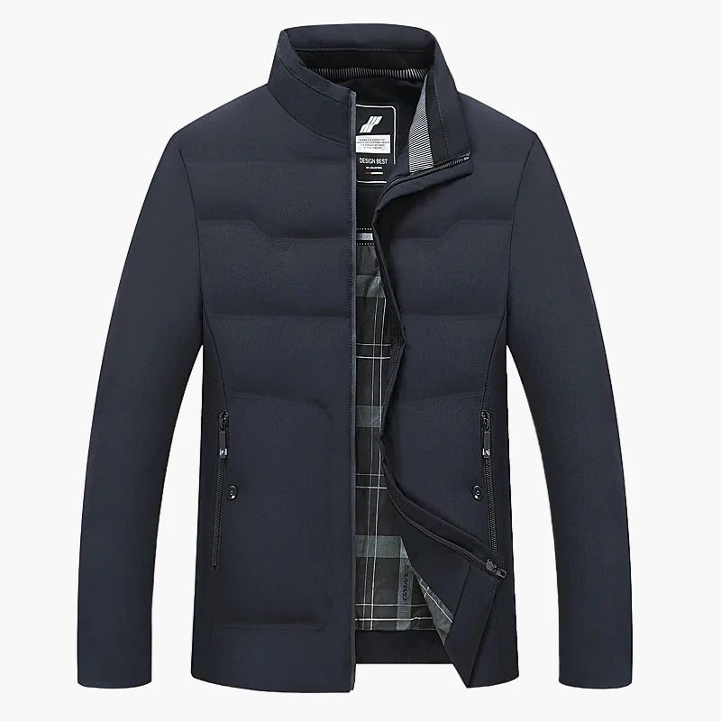Men's Business Casual Winter Jacket – Windproof, Cold-Resistant, Thickened, Elegant