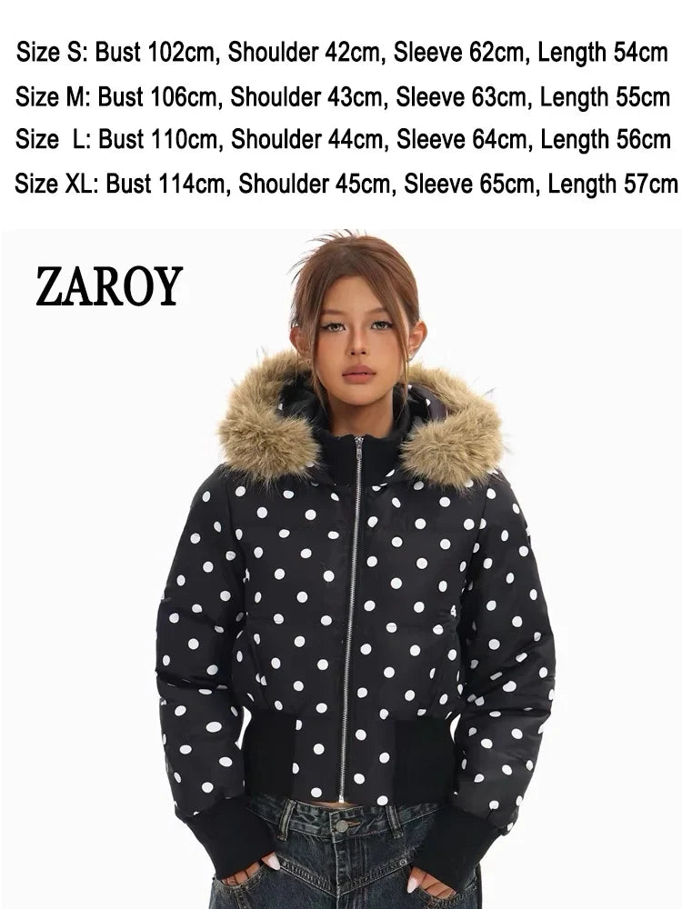 Women's padded quilted jacket with hood