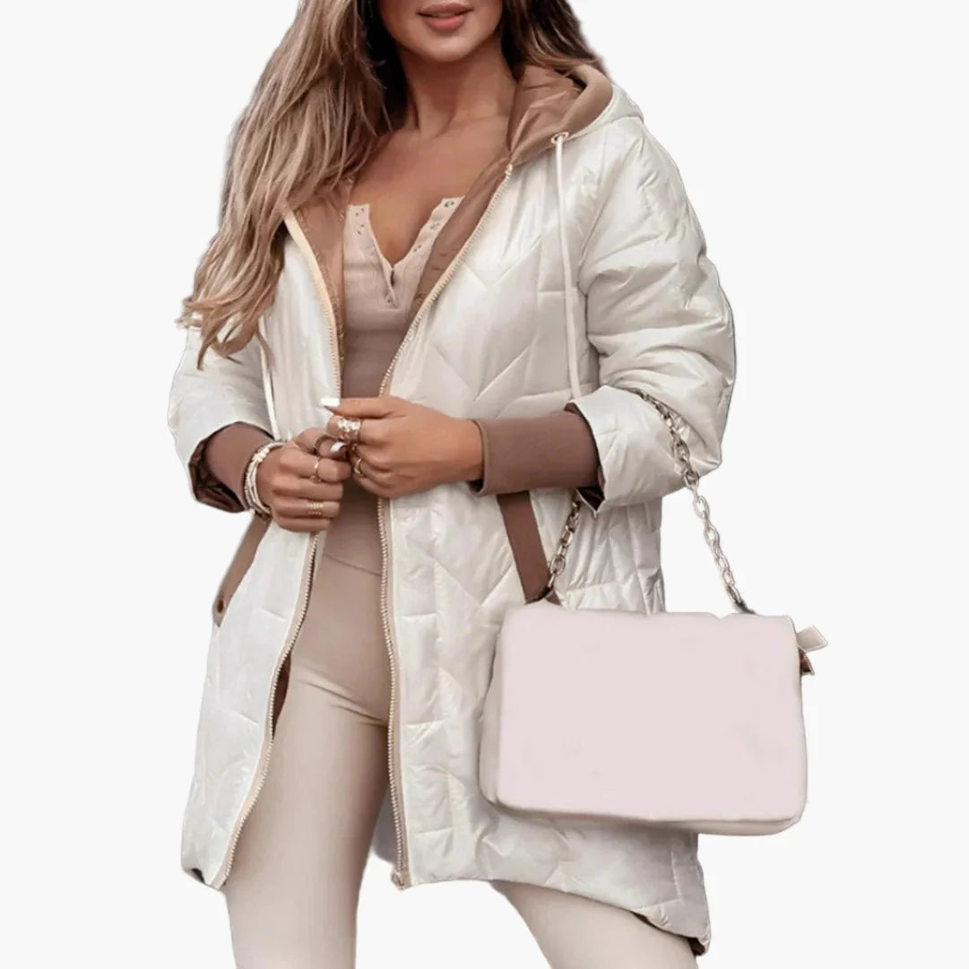 Damen Übergangsjacke mit Kapuze – Modisch, Leicht, Alltags- & Freizeitjacke