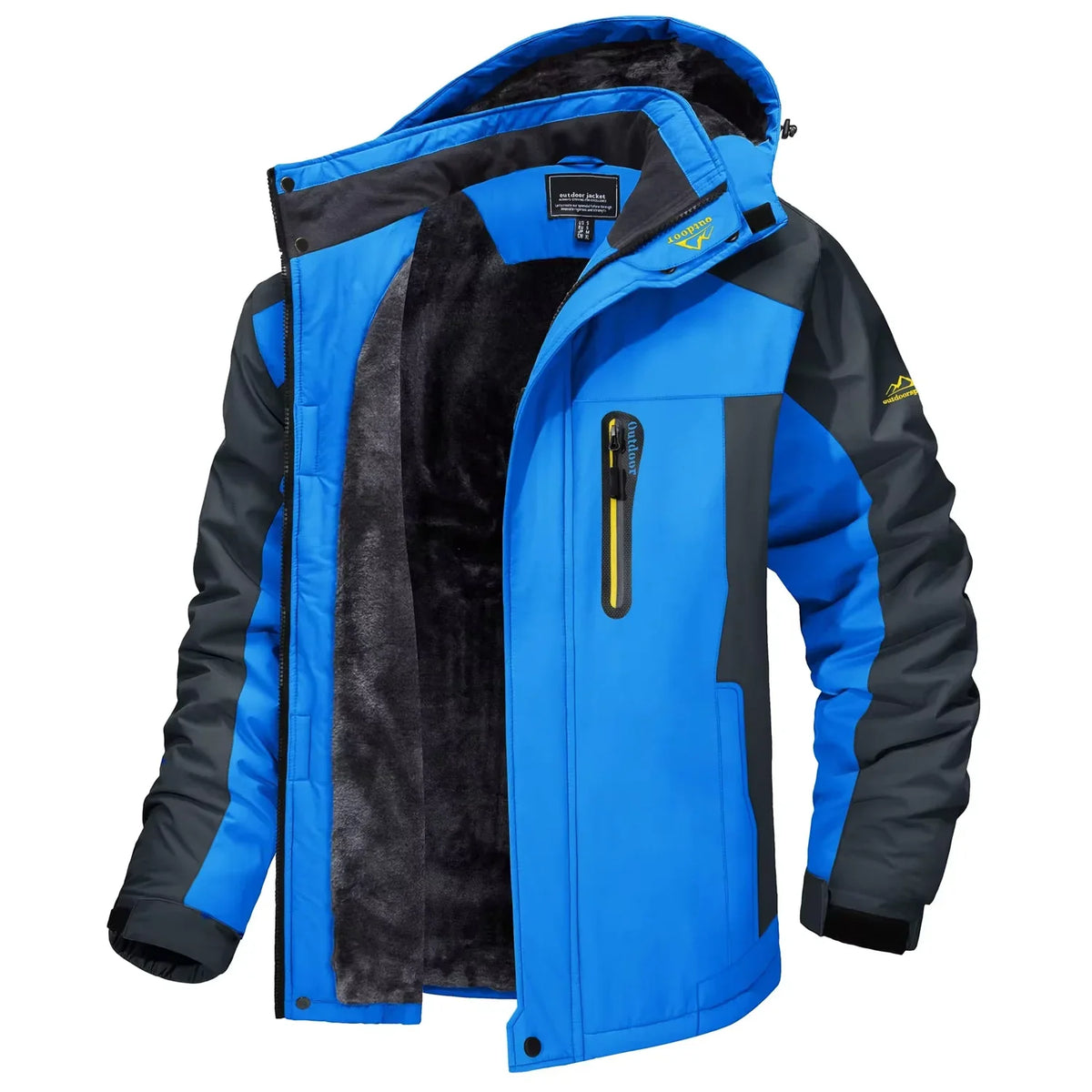 Winter Outdoorjacke Herren gefüttert Camouflage Kapuzenjacke