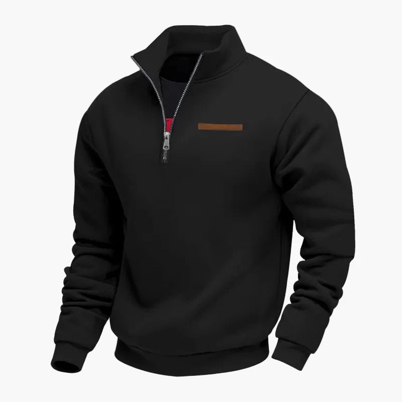 Men's Half-Zip Pullover Sweatshirt – Stylish Casual Pullover for Travel and Everyday Use
