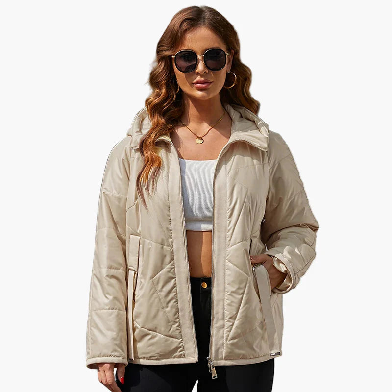 Women's quilted jacket transitional jacket modern casual