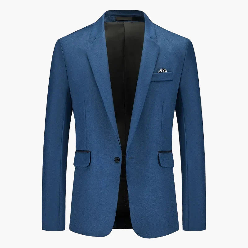 Men's Business Blazer Single-Breasted Modern Slim Fit – Elegant Blazer for Office & Festive Occasions