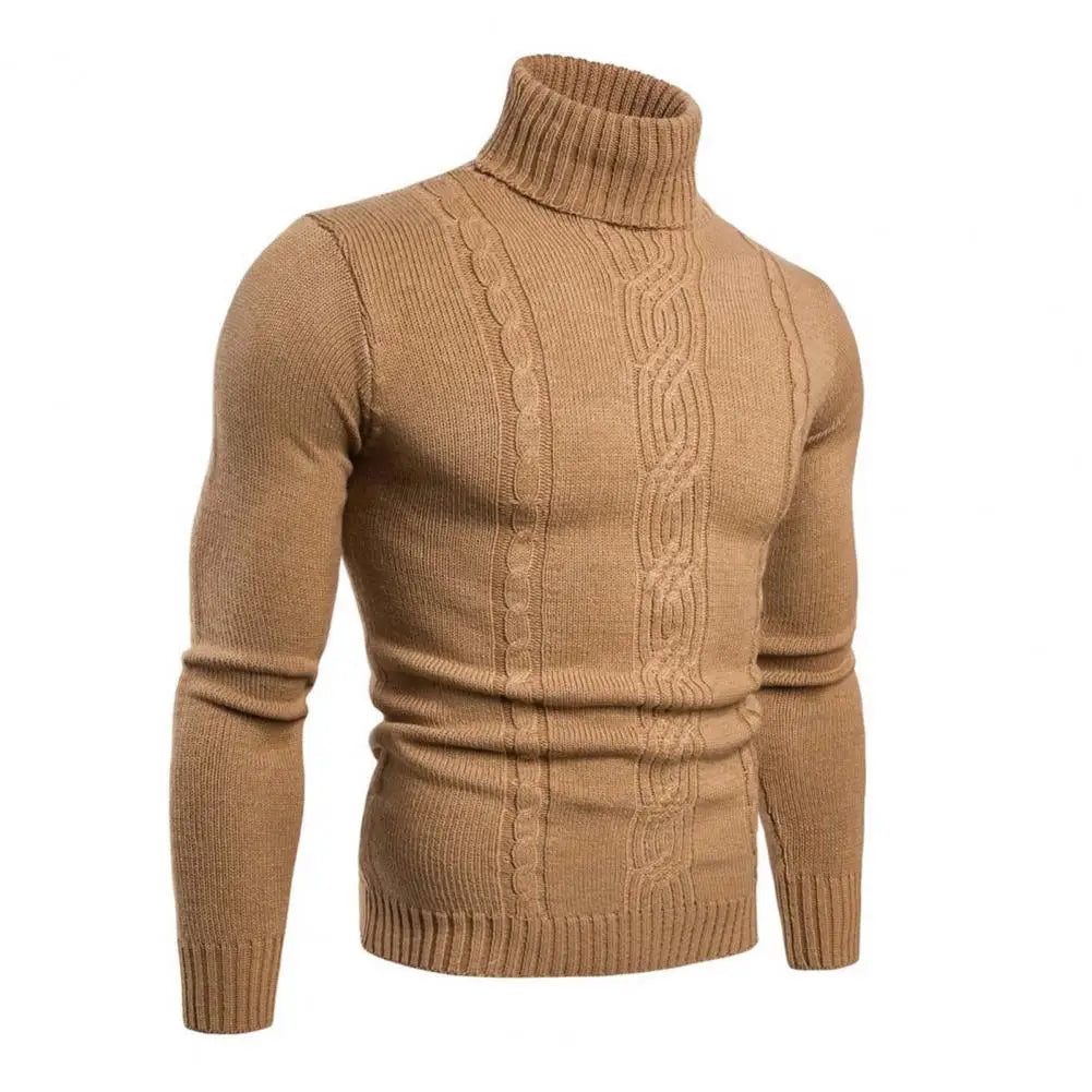 Percy – Warmer Herrenstrickpullover mit Rollkragen