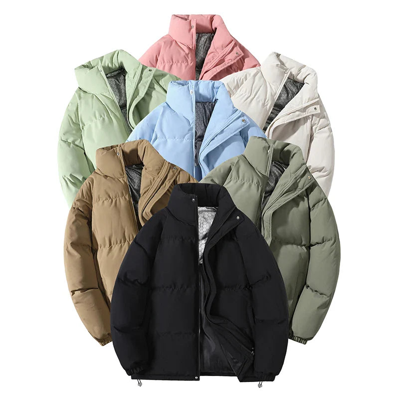 Unisex Winter Quilted Jacket – Warm Outdoor Transitional Jacket, Comfort and Style