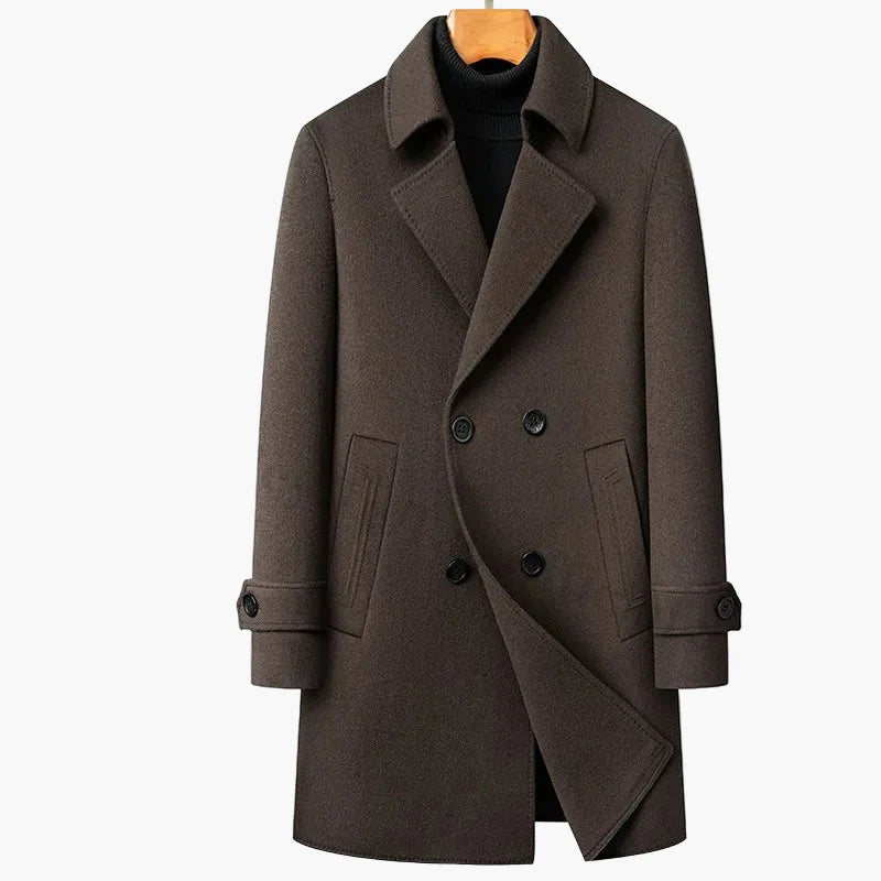 Men's Business Coat Classic Elegant Winter Jacket for Office and Everyday Use