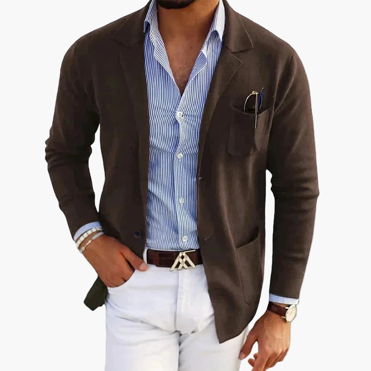 Herren Blazer Business Casual Old Money Look – Eleganter Sakko für Büro und Freizeit