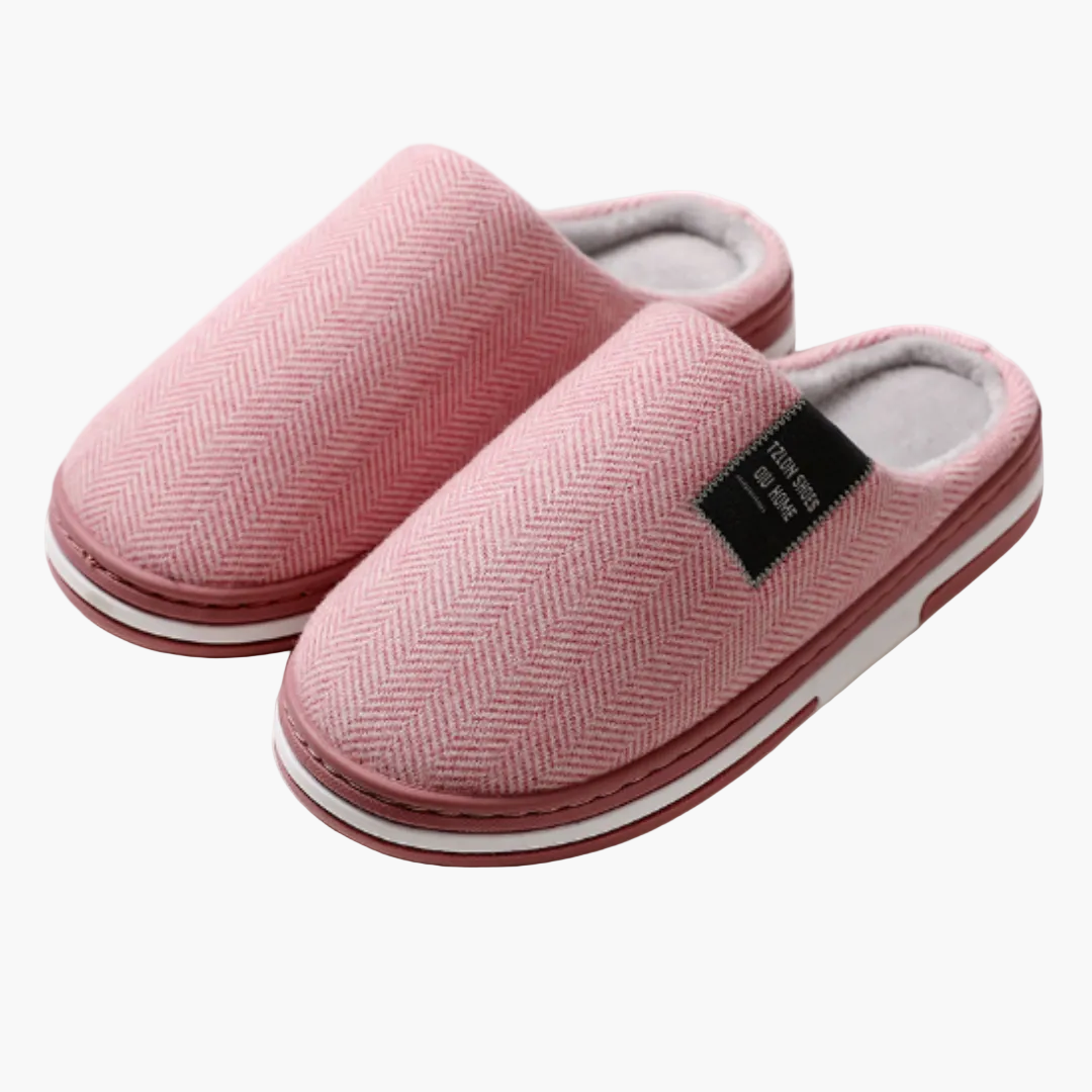 Men's Slippers Classic, Herringbone, Non-Slip, Comfort for Home
