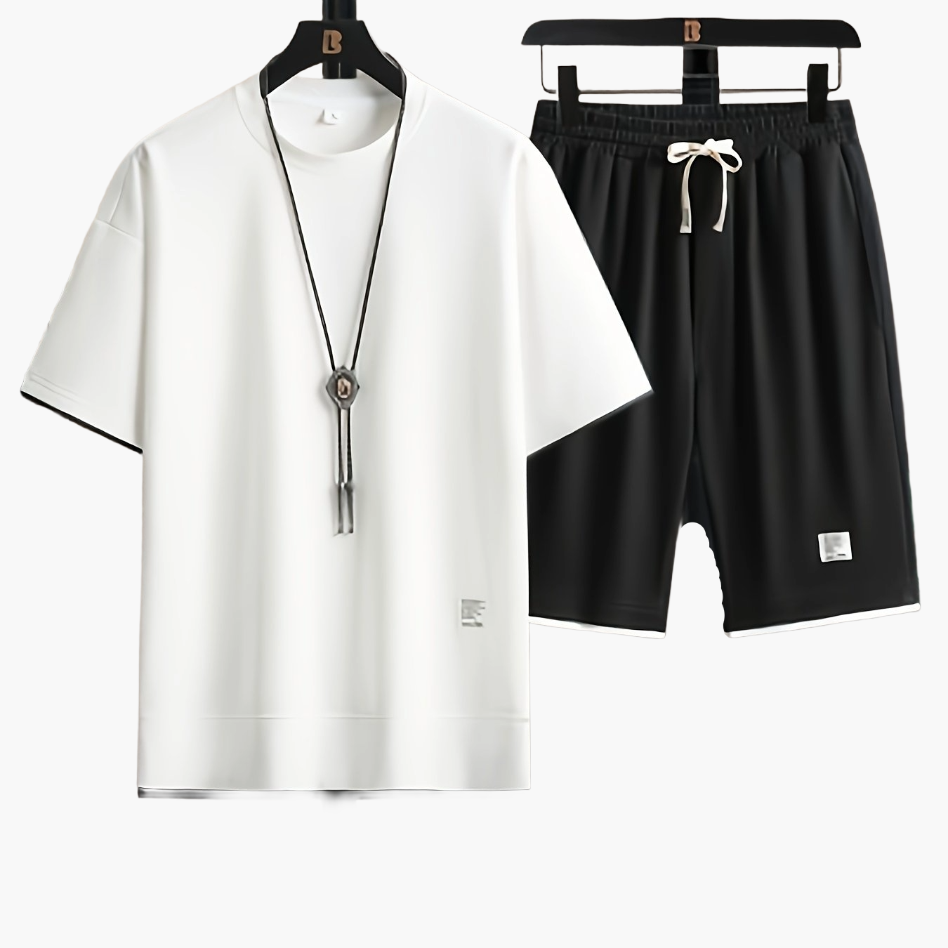 Herren Freizeit Set – Modernes T-Shirt und Shorts für Alltag, Sport & Sommer