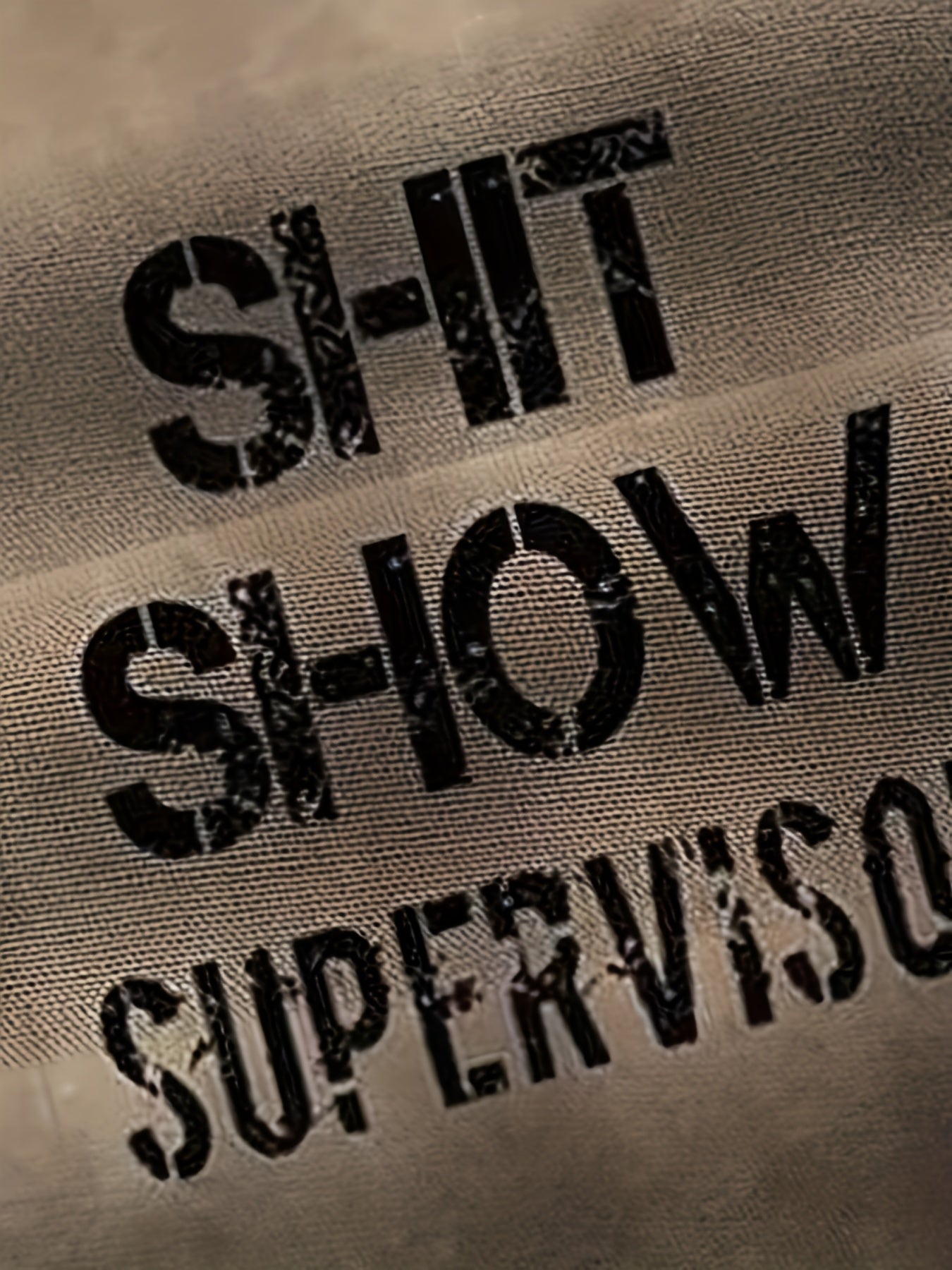 Herren Vintage Hemd mit Aufdruck 'Shit Show Supervisor' – Lustiges Sommer Kurzarmhemd für Erwachsene