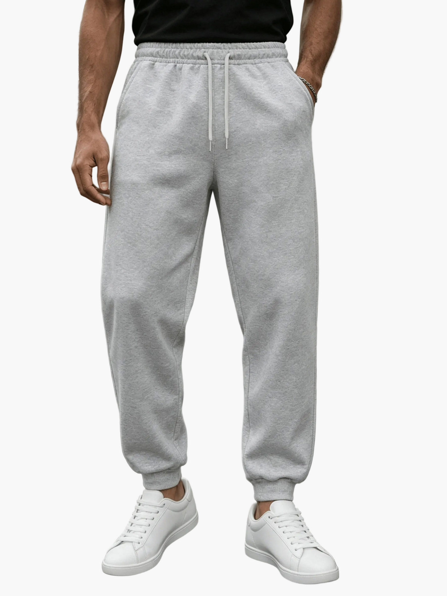 Herren Jogginghose für Freizeit und Sport – Bequemer Straight-Leg Schnitt mit Taschen