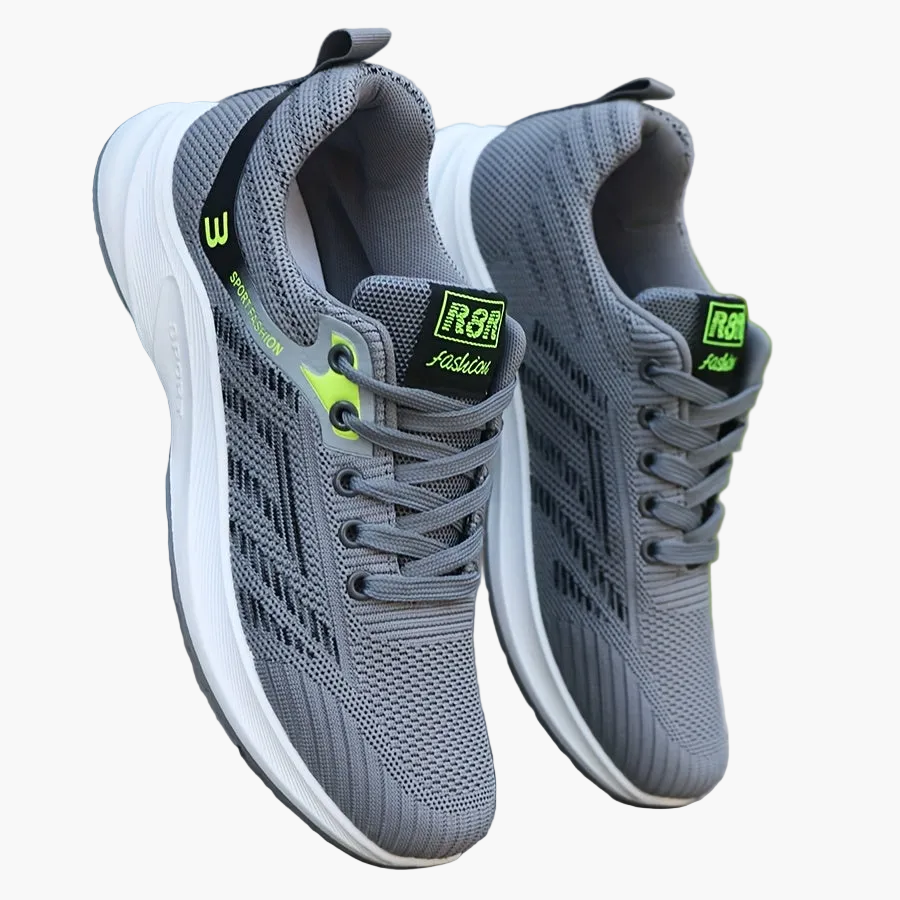 Men's Sports Shoes for Outdoor & Leisure – Breathable Lace-Up Sneakers
