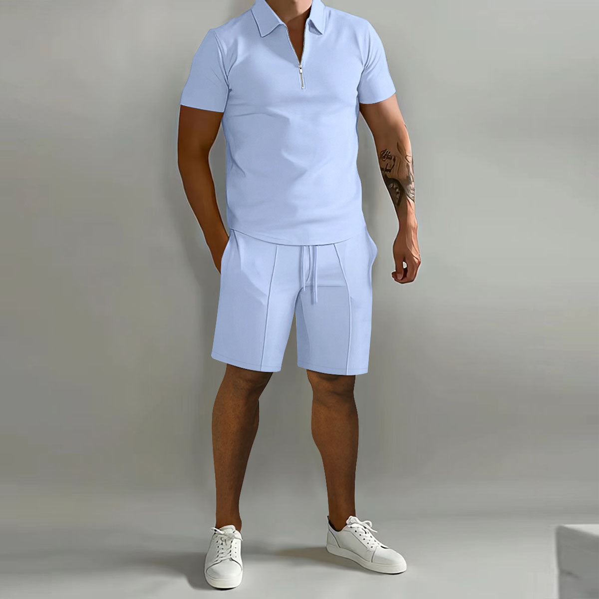 Adam – Sports suit with fashionable shorts for men
