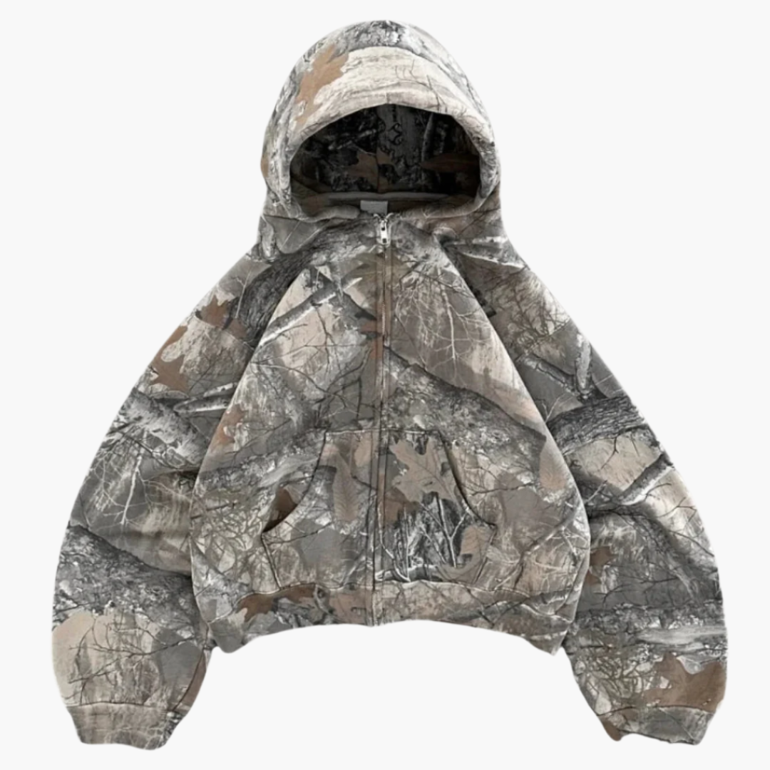 Unisex Oversized Camouflage Hoodie – Urban Streetwear für Damen und Herren, Freizeit & Outdoor
