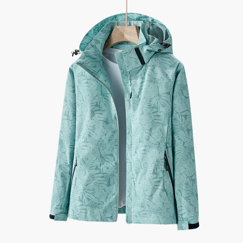Women's outdoor jacket with hood – waterproof, windproof & breathable – stylish functional jacket for leisure & everyday use