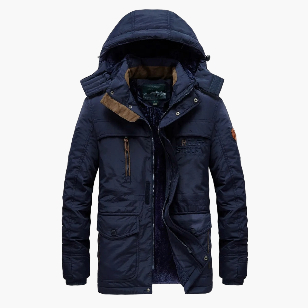 Herren Winter Outdoor Parka Jacke mit Kapuze – Robuster Freizeitstil für kalte Tage