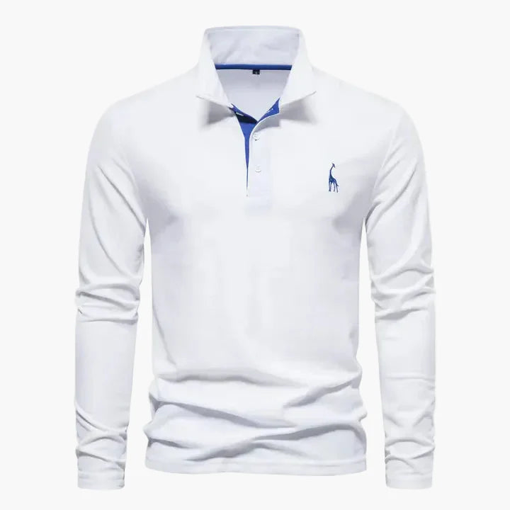 Men's Long-Sleeve Polo Shirt – Classic Polo Shirt with Modern Style for Everyday and Work
