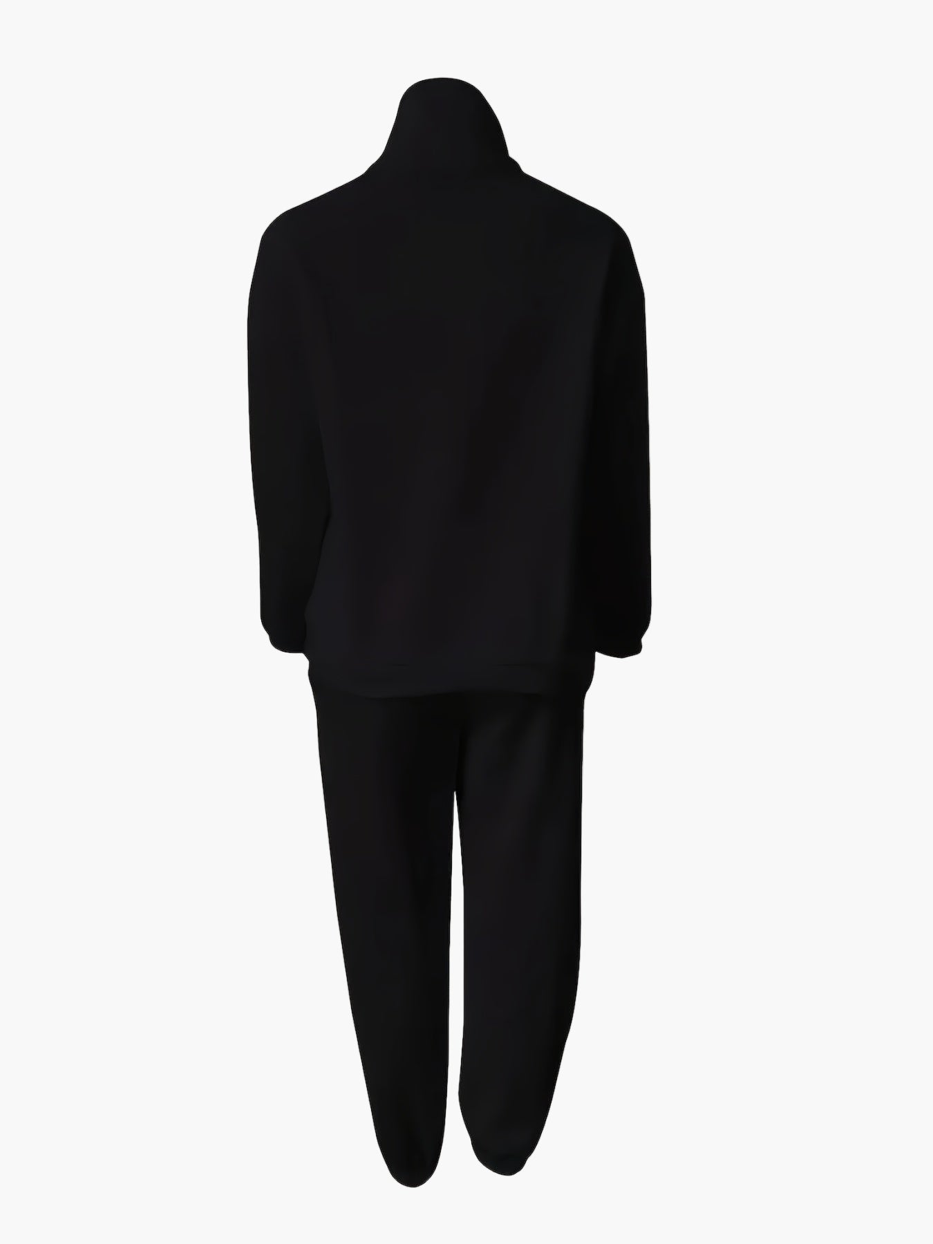 Women's half-zip sweatshirt with stand-up collar – casual streetwear pullover for autumn and winter
