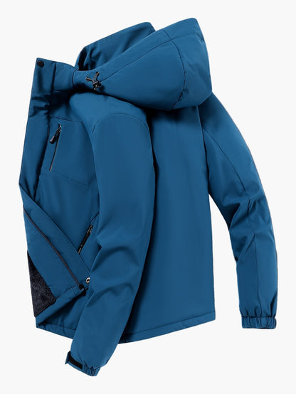 Men's Outdoor Softshell Jacket with Hood – Sporty, Breathable & Ideal for Hiking