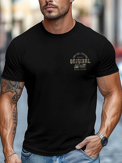 Men's T-Shirt Original Print – Casual Streetwear Style for Everyday & Leisure
