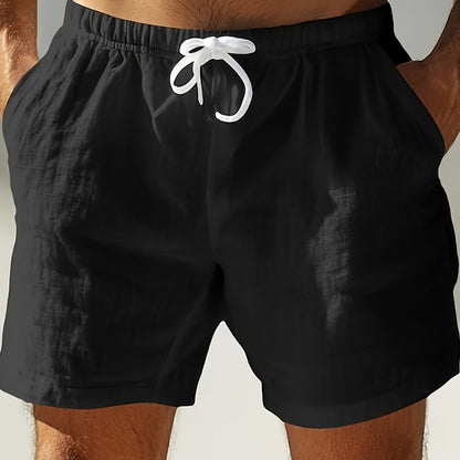 Men's Swim and Casual Shorts with Drawstring – Casual Boho Style for Beach and Everyday Wear