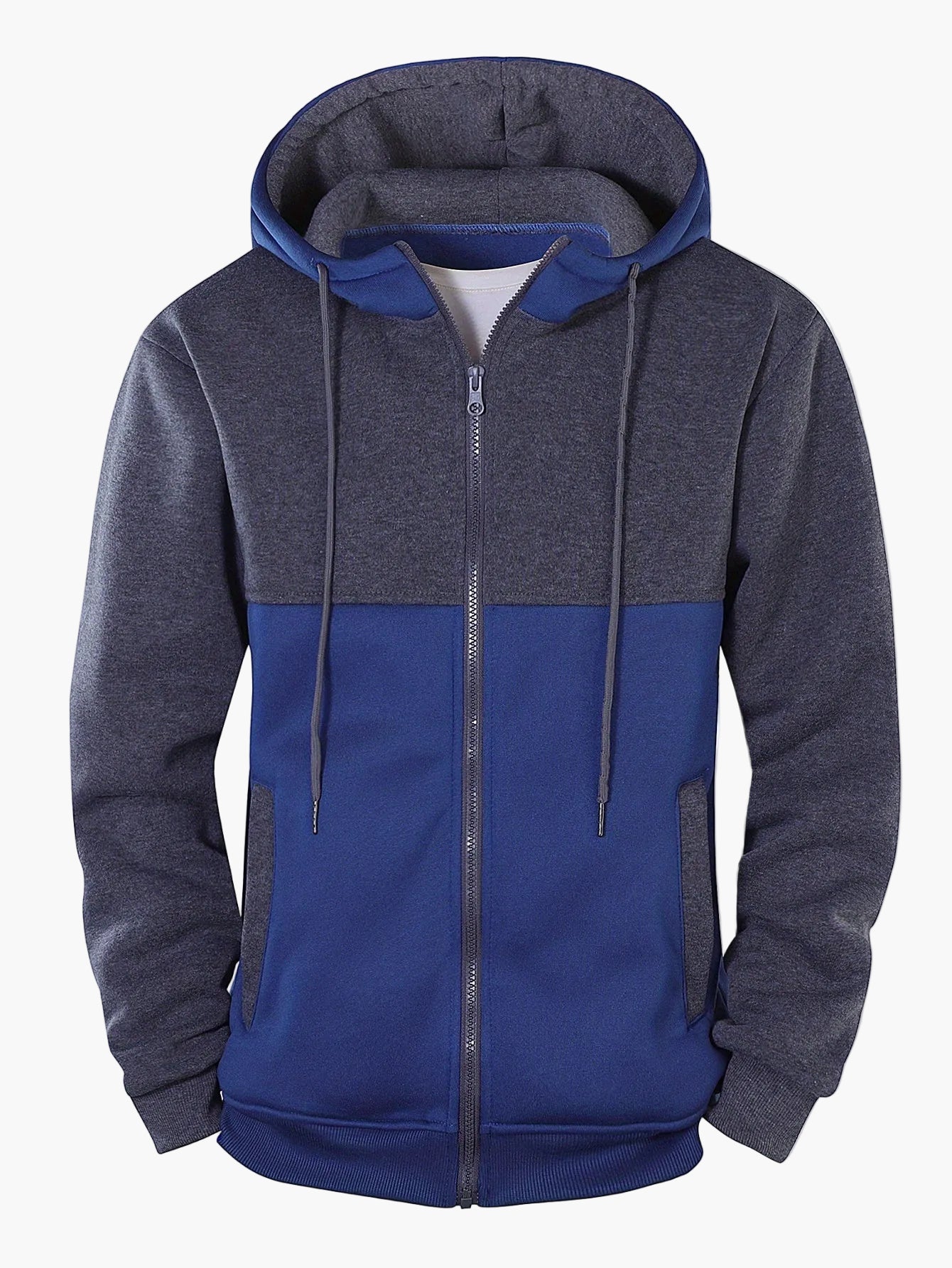 Men's Exercise Suit Set Hoodie & Sweatpants – Contemporary Leisure Outfit for Sport & Everyday Use