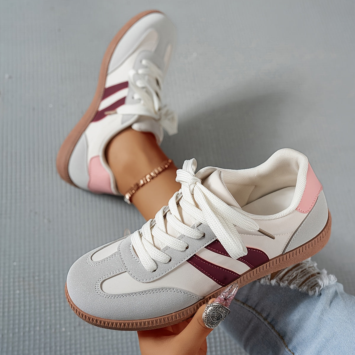 Women's Retro Sneakers for Everyday and Leisure – Sporty Style