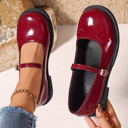 Women's Preppy Style Mary Jane Shoes for Everyday and Leisure