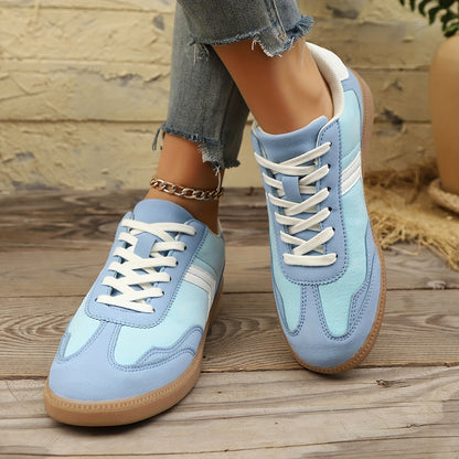 Damen Retro Sneaker Low-Top Freizeitmode – Bequeme Alltagsschuhe
