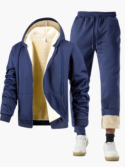 Men's Casual Tracksuit Set Hoodie and Jogging Pants – Winter Warmer Style