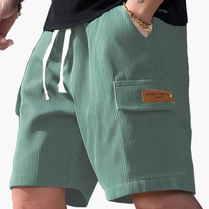 Men's Casual Shorts with Drawstring and Side Pocket – Modern Summer Bermudas for Everyday and Vacation