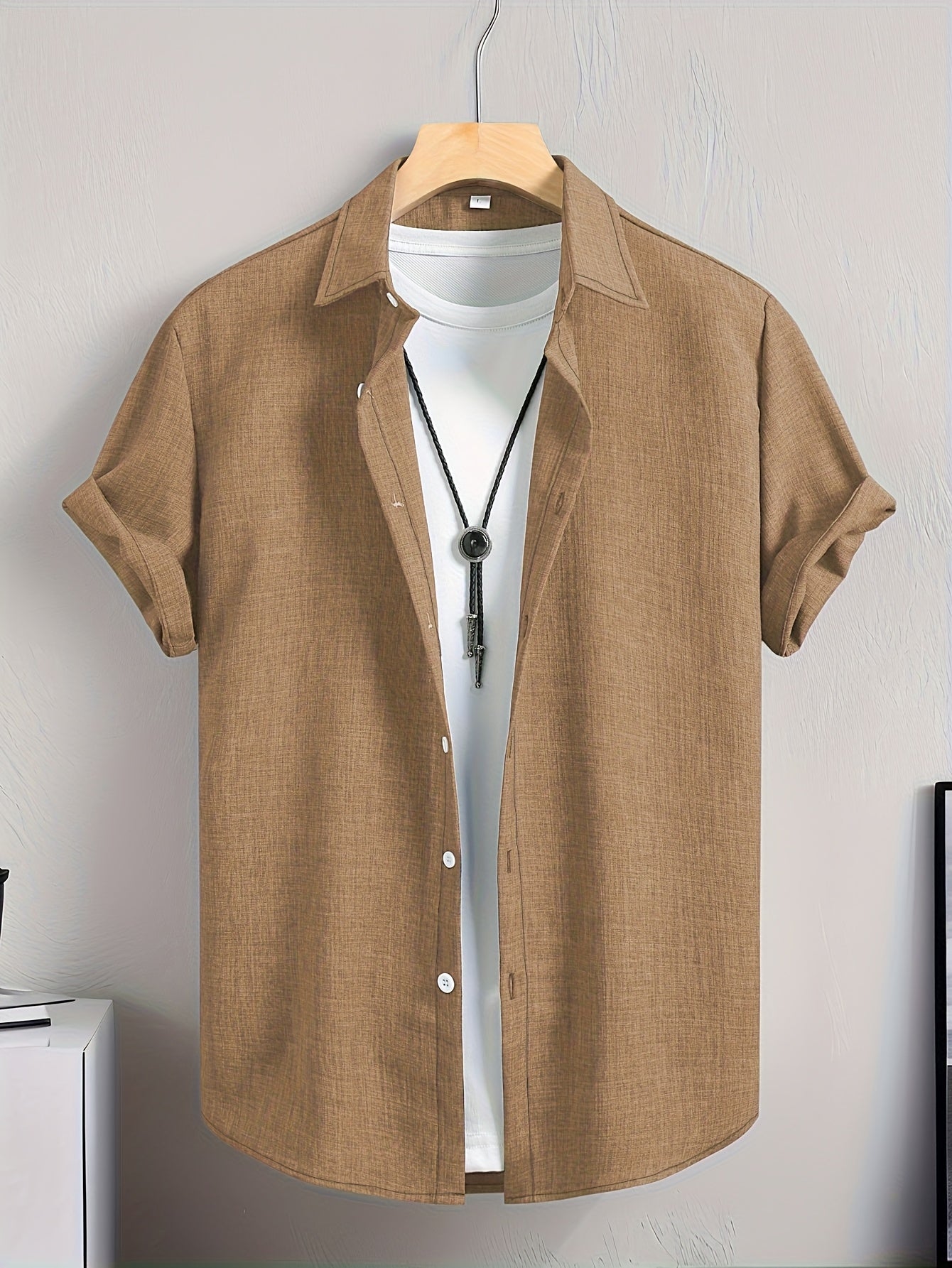 Herren Freizeithemd Kurzarm Modern Streetwear – Stilvolles Sommerhemd für Alltag & Freizeit