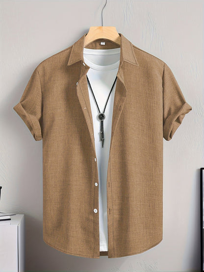 Herren Freizeithemd Kurzarm Modern Streetwear – Stilvolles Sommerhemd für Alltag & Freizeit