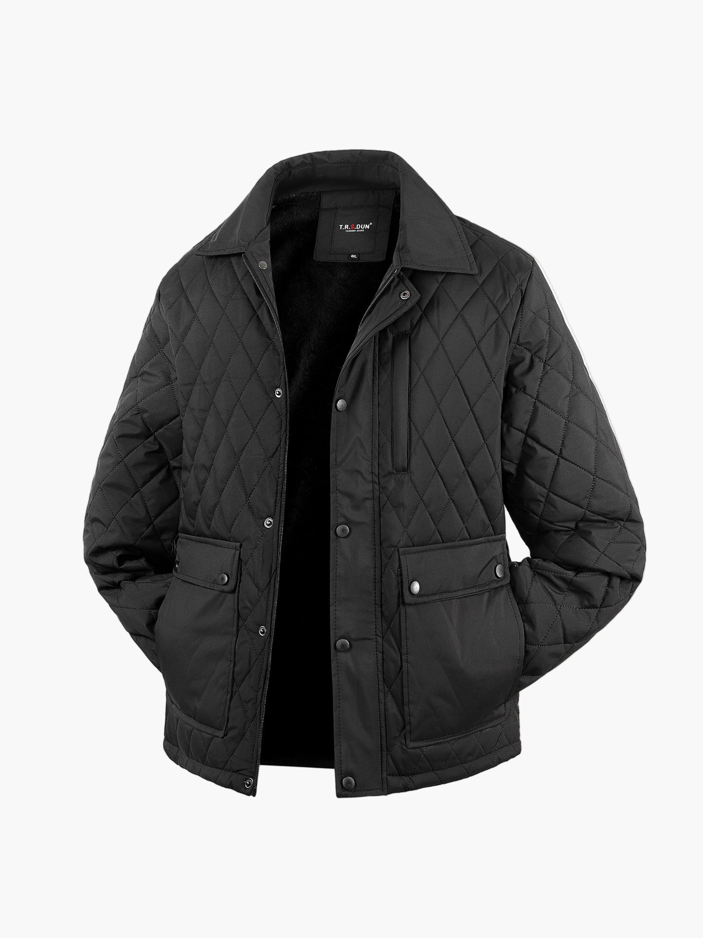 Men's quilted jacket in casual look – transitional jacket with pockets for everyday and leisure use
