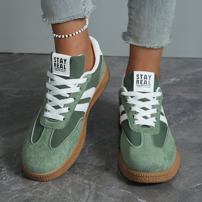Women's Retro Sneakers in Vintage Look – Fashionable Casual Shoes with Comfort Sole