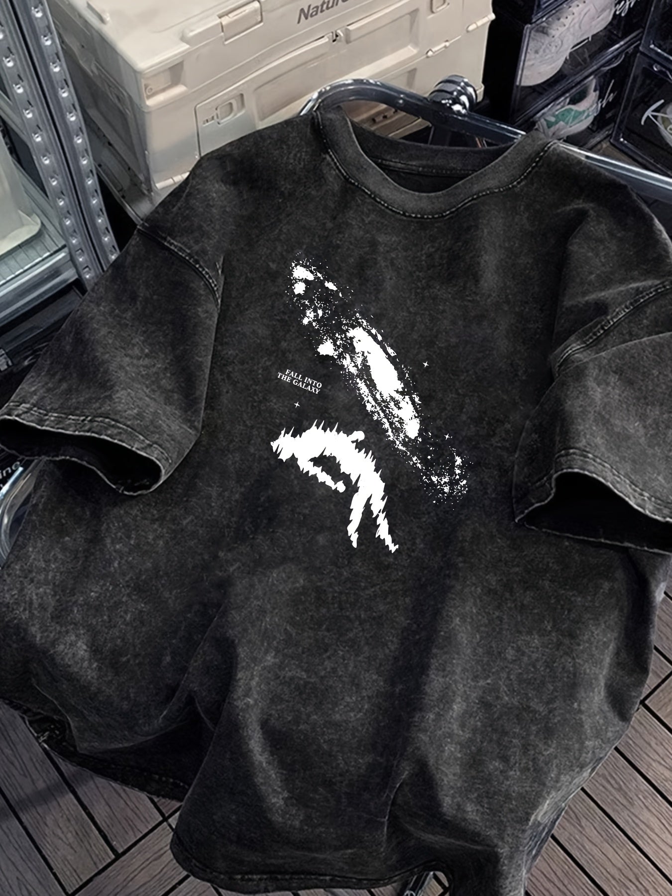 Men's Oversize Streetwear T-Shirt with Print – Casual Summer Look